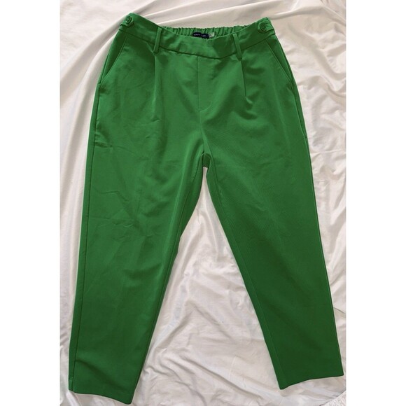 Tommy Hilfiger Pants - Tommy Hilfiger Women's Kelly Green Ankle Dress Pants Stretch Career Trouser Sz10